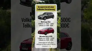 Vollkasko im Vergleich zu Teilkasko: So kannst du Geld sparen