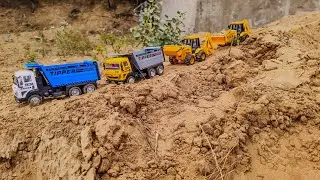 Tata signa truck and 5cx JCB fully loaded Tipper truck l truck videosl signa truck l tata signa 