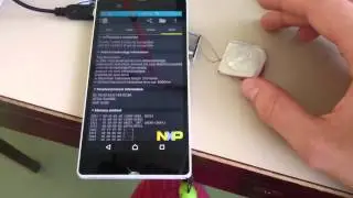 Improvised NFC antenna