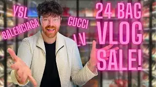 Видеоблог о распродаже роскошных дизайнерских сумок | Balenciaga | Coach | Fendi | Gucci | Givenchy | Louis Vuitton | YSL