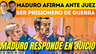 #Ma&ntilde;aneraPresidenta | MADURO NO SE ACHICA: ASEGURA SER PRISIONERO DE GUERRA ANTES JUEZ EN NY