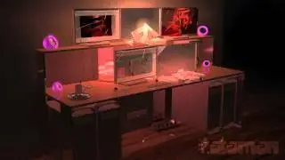 Work Station | MassFX | 3D Animation | Mental Ray | 3ds Max | Fracture