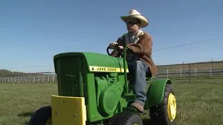 Культовый! Садовый трактор John Deere 110 1967 года выпуска, прекрасно отреставрированный! #johnd...