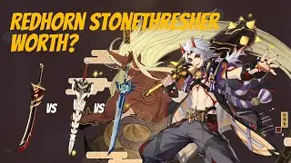 Redhorn Stonethresher Worth vs Serpent Spine vs Whiteblind? - Arataki Itto C2 Best Weapon Comparison