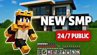 New Public smp ✨ | Java + pe 24/7 | Lion smp 