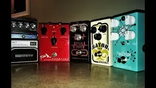 Bias Tremolo Shoot Out - Episode #2 - Equilibrium, Tremster, Pulse Drive, TR-7, Bayou