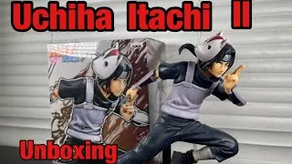 Naruto Shippuden Vibration Stars Uchiha Itachi ll (Anbu suit) figure #unboxing #bandai #banpresto