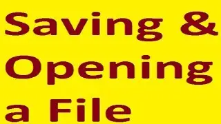 Writing a Progam and Saving to disk and Vice Versa