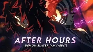 After Hours I Akaza & Kokushibo Demon Slayer [AMV/Edit] Quick Edit 「App: Capcut❤️👹」