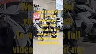 Yamaha mio Gravis 125 v.2 walkthrough/review/price #shorts  #viral #yamahamotorcycles #shortsvideo