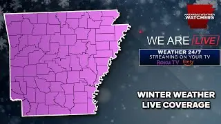 🚨 LIVE - MAJOR Winter Storm LIVE Update🚨 #ARwx #snow   #fypviralシ