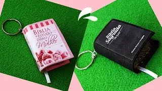 Brindes para clientes em E.V.A| Chaveiro biblia em E.V.A | Erik'artes