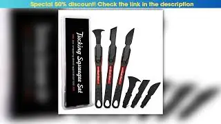 EHDIS Pro Wrapping Stick Squeegee Detailing Tools 3pcs Micro Tips POM Edge Tucking Vinyl