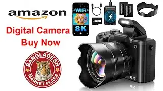 8K Digital Cameras for Photography - Autofocus 88MP WiFi Profession Camera with Dual-Lens