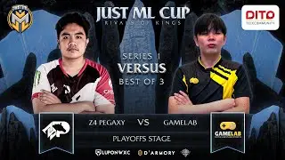 Full Game: Z4 Pegaxy vs Gamelab Game 1 Just ML Cup Playoffs | Mobile Legends