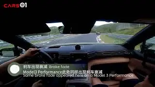 NIO ES6 Electric Vehicle Test Driving on Nurburgring
