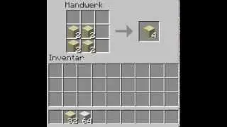 Minecraft Tutorial #026 - Glatter Sandstein craften