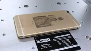 iPhone 6 plus laser engraving, color mopa laser marking & engraving for iphone