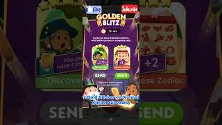 Monopoly Go: Gold / Normal Sticker Giveaway - Golden Blitz 🎉#monopolygo