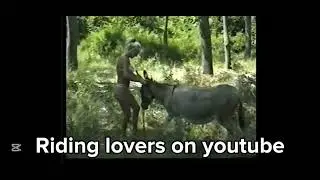 Pretty riding donkey part 3