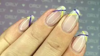 How-To: DIY Stripe Tip Nail Art Tutorial - ORLY | Beyond Polish