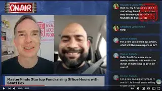 MasterMinds Tech Startup Fundraising Office Hours with Startup Council CEO Scott Fox