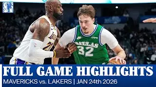 Mavericks Highlights vs. Los Angeles Lakers | January 24, 2026