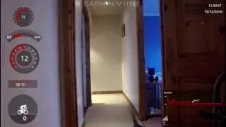 Garmin VIRB indoor sensor Set up test custom overlays