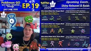 Pok&eacute;mon GO Ban Wave / Spoofing Updates - Episode 19 - July 24th, 2020
