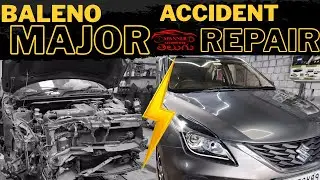 Suzuki Baleno Major Accident Repair |  | Best Car Mechanic In Hyderabad Spanner Automotive తెలుగు