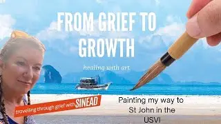 Sit with me Saturday: Painting seascapes in grief