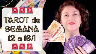 🚨TAROT da SEMANA ⚔️12 a 18 janeiro REVELA&Ccedil;&Otilde;ES