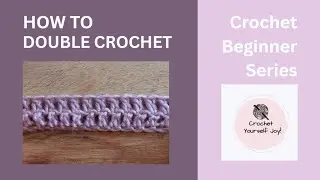 🧶 How to Double Crochet (dc) ✨ 🧶 | Easy Crochet for Beginners 🌿💗