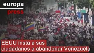 EEUU insta a sus ciudadanos a abandonar Venezuela ante posibles ataques de grupos armados