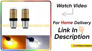 Dual Color Led Indicator Bulbs For Car DRL Switch Back (1157 bay15d Double Point)