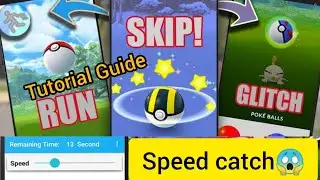 How to do #Ultimate Fast Catch Trick in #Pokemon go | 3x Speed | Tips & Tricks😱