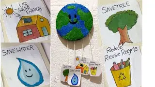 Best craft for save earth 🌍 please save earth #bestscienceproject