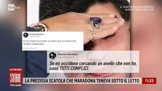 Morte Maradona: cosa conteneva la preziosa scatola nascosta? - Storie italiane 05/02/2021