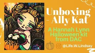 ☆Unboxing - Ally Kat☆ ‐ super cute Halloween themed Hannah Lynn kit from Diamond Art Club