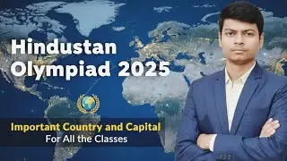 Hindustan Olympiad 2025 🔥Important Countries and Capitals names by @AyushConnection 