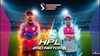 HPL 2nd Match 🔥 | Aaj Ka Sabse Dangerous Match 😱 | Full Cricket Vlog