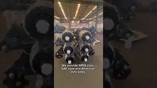 Chinese High-Quality Trailer Axles: BPW Style Axles with Air Suspension#axle #traileraxle #bpw#China