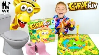 JEU - GIRAF'FUN - Une Girafe qui va aux WC ??? 🚾 🤔 - Jeu de soci&eacute;t&eacute;