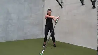 Landmine Rotation Hips Locked