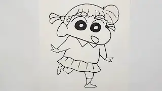 How to Draw Nene Chan Step by Step | Shinchan Drawing | Sketch Drawing | Easy Sketches