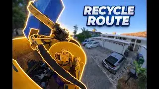 Hawaii Garbage Truck | Recycle Route With DaOpalaMan808