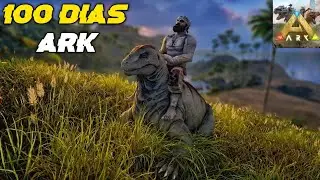 100 DAYS IN ARK ULTIMATE MOBILE | THE ISLAND #2