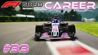 F1 2018 CAREER MODE PART 33 - LATE RACE STRUGGLE!