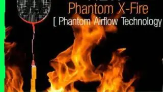 PHANTOM X - FIRE... ASHAWAY Badminton Racket.