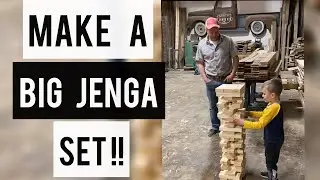 Making a big Jenga set with 2x4's